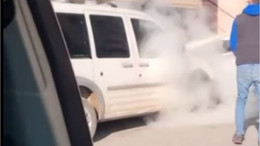 Balıkesir'deki Araç Alev Aldı!