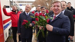 Erzincan’da Doğu Ekspres'ine Törenle Karşılama
