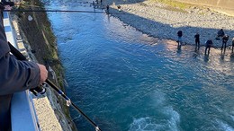Oltayı Kapan Derede Somon Avına Gitti