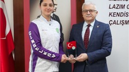 2. Voleybol Turnuvası Katılımcıları Başkanlarını Ziyaret Etti