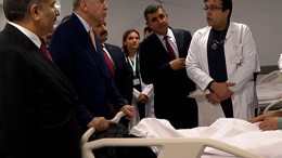 Erdoğan, Hatay Eğitim ve Araştırma Hastanesini Ziyaret Etti