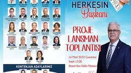 Başkan Deveciler, Yeni Dönem Projelerini Lansmanla Tanıtacak