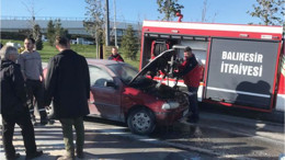 Son Dakika! Balıkesir’de Duman Çıkan Araca Müdahale