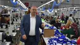 Başkan Palaz Tekstil Fabrikasında İşçilere Moral Verdi