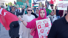 BANÜ Öğrencilerinden İsrail'in Gazze'ye Saldırılarına Tepki