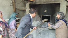 Başkan Sak Vatandaşlarla Birlikte Otlu Sini Yaptı