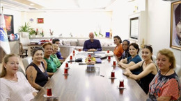 CHP Kadın Kolları'ndan Başkan Dinçer'e Destek