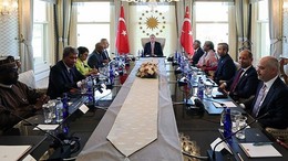 Erdoğan, D-8 Ekonomik Dışişleri Bakanlarını kabul etti