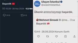 İBB Ulaşımı, Bakan Şimşek'in açıklamasını küfürlü paylaştı