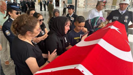 Kalp Krizi Geçiren Polis Son Yolculuğuna Uğurlandı