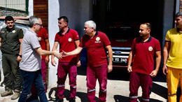 Dursunbey’de Orman Kahramanlarına Moral Ziyareti