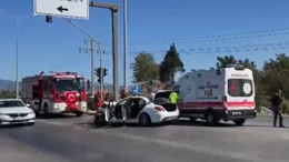 Edremit'te Trafik Kazası Yaralılar Var