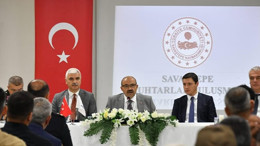 Vali Ustaoğlu Savaştepe’de Muhtarlarla Bir Araya Geldi