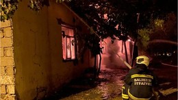 İvrindi'de Depoda Yangın Çıktı