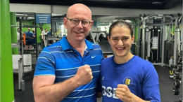 Milletvekili Sarı İle Milli Boksör Kahraman Birlikte İdman Yaptı