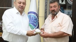 Eski Başkanlar Başkan Palaz’ı Ziyaret Etti