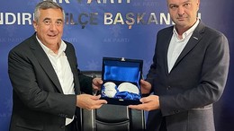 MÜSİAD'dan AK Parti İlçe Başkanı Karlahan’a Ziyaret