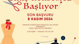 Bandırma'da Dikiş Kursu Kayıtları Açıldı!