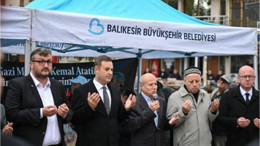 Zağnos Paşa Camii'den Atatürk İçin Dualar Yükseldi