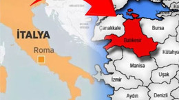 İtalya Balıkesir'i Etkiledi