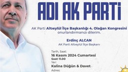 AK Parti Altıeylül İlçe Kongresi Tarihi Belli Oldu