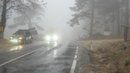 Kazdağlarında Sis Tehlikesi