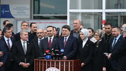 Bakanlar ve Vali Ustaoğlu’ndan Hastane Ziyareti