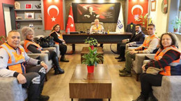 İDA S.A.R Derneği Başkan Ertaş'ı Ziyaret Etti