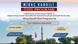 Balıkesir'de Miraç Kandili'ne Özel Program