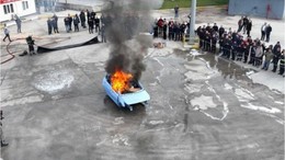 Balıkesir İtfaiyesi Kocaeli'nde Eğitimde