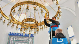 Balıkesir’de camiler Ramazan’a hazırlanıyor