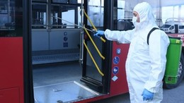 Büyükşehir’den hijyenik ortamda toplu taşıma hizmeti