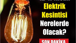 Balıkesir’de 12-17 Nisan Elektrik Kesintileri
