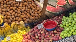 Pazarda Meyve Şöleni
