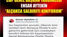 Ensar Aytekin: “Bu Alçakça Saldırıyı Lanetliyorum”