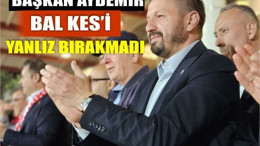 AK Parti İl Başkanı Mehmet Aydemir Tribünde Takımın Yanındaydı