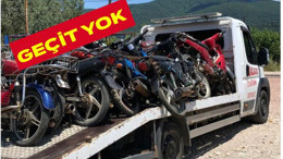 Erdek’te Plakasız Motosikletlere Geçit Yok!