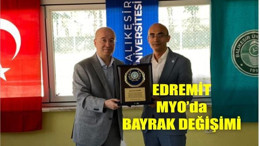 Edremit MYO’da Devir Teslim Töreni Gerçekleşti