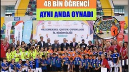 Balıkesir’de 48 Bin Öğrenciyle Oyun Şöleni!