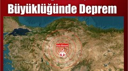 Konya'da 5,2 büyüklüğünde deprem