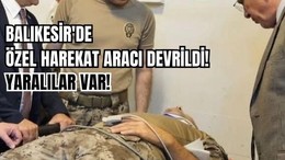 Balıkesir'de Özel Harekat Ekipleri Kaza Yaptı!