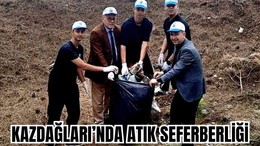 Kazdağları 'Orman Benim' Etkinliği İle Atıklardan Arındırıldı