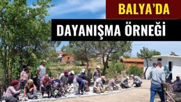 Balya'ya İmece Usulü Sosyal Tesis