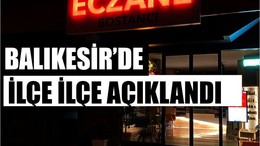28 Mayıs Balıkesir’de Nöbetçi Eczaneler