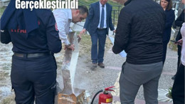 Bandırma PTT’ de Yangın Tatbikatı Gerçekleştirildi