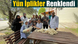 Yün İplikler Kök Boyayla Hayat Buldu