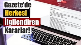 Resmi Gazetede Bugün: İşte 30 Maddelik Liste!