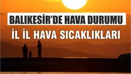 Yaz Havası Sıcakları! Balıkesir Kaç Derece Olacak?