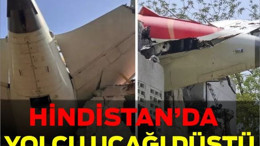 Hindistan’da yolcu uçağı düştü