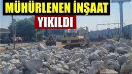 Mühürlenen İnşaat Yıkıldı, Gözler Başkan Ertaş’ta